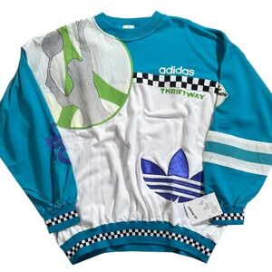 Vintage Adidas Thriftway Tennis Sweatshirt (Size XL) NWT